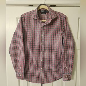 Polo by Ralph Lauren Men's Red Plaid Shirt